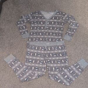 HA Women's L Penguin Parade Pajama Set